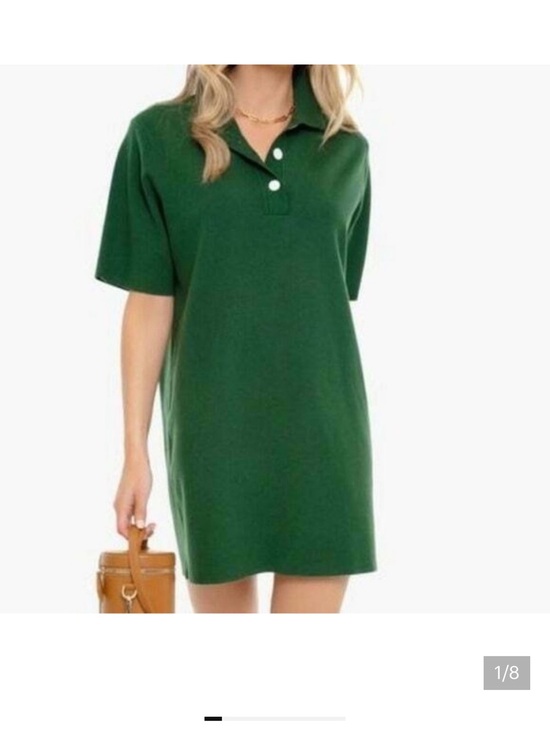 Tuckernuck Dresses & Skirts - Tuckernuck Forest Green Polo Mini Dress
